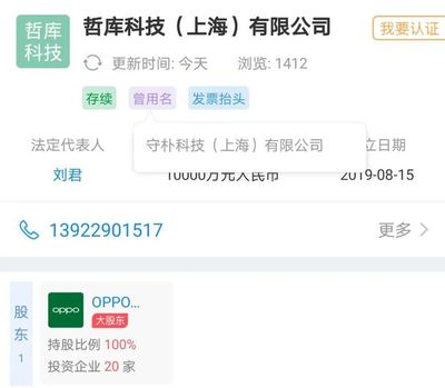 張江子公司更名增資，OPPO造芯新動態 網絡技術轉讓背后的戰略布局